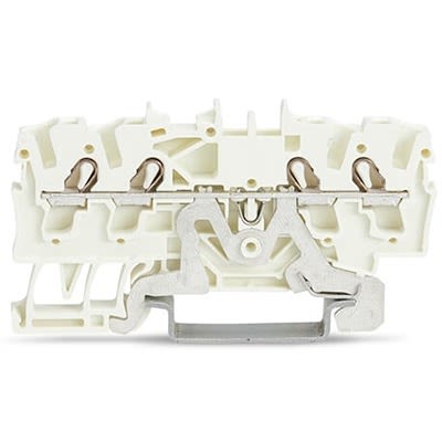 WAGO 2002-1408 TOPJOB S Series White, 2.5mm², 1-Level, Push In Termination, CSA [2002-1408]; 278-8139