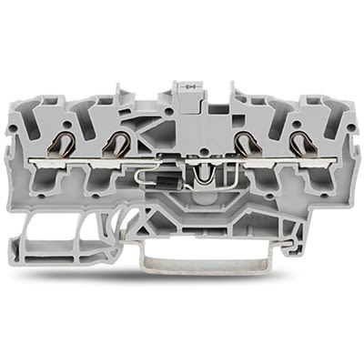WAGO 2002-1411/1000-410 TOPJOB S Series Grey, 2.5mm², 1-Level, Push In Termination [2002-1411/1000-410]; 278-8142