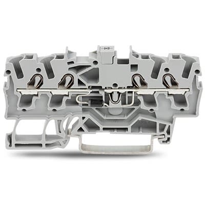WAGO 2002-1411/1000-411 TOPJOB S Series Grey, 2.5mm², 1-Level, Push In Termination [2002-1411/1000-411]; 278-8143