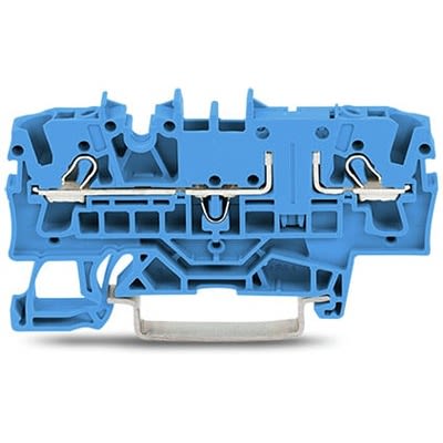 WAGO 2002-1604 TOPJOB S Series Blue, 2.5mm², 1-Level, Push In Termination, ATEX, CSA, IECEx [2002-1604]; 278-8154