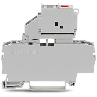 WAGO 2002-1611/1000-867 TOPJOB S Series Grey, 2.5mm², 1-Level, Push In Termination, Fused, ATEX, CSA, IECEx [2002-1611/1000-867]; 278-8160