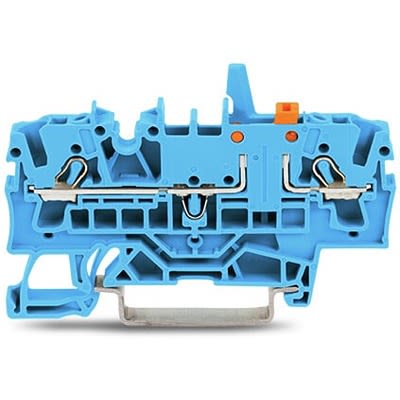 WAGO 2002-1674/401-000 TOPJOB S Series Blue, 2.5mm², 1-Level, Push In Termination, ATEX, CSA, IECEx [2002-1674/401-000]; 278-8167