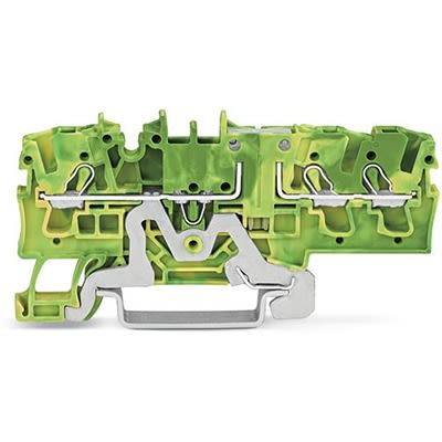 WAGO 2002-1707 TOPJOB S Series Green, Yellow, 2.5mm², 1-Level, Push In Termination, ATEX, CSA, IECEx [2002-1707]; 278-8173