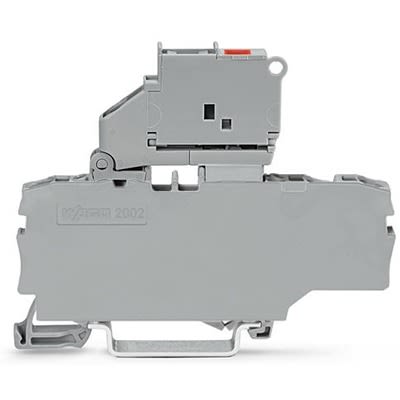 WAGO 2002-1711/1000-836 TOPJOB S Series Grey, 2.5mm², 1-Level, Push In Termination, Fused, ATEX, CSA, IECEx [2002-1711/1000-836]; 278-8180