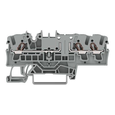 WAGO 2002-1761 TOPJOB S Series Grey, 2.5mm², 1-Level, Push In Termination, ATEX, CSA, IECEx [2002-1761]; 278-8182