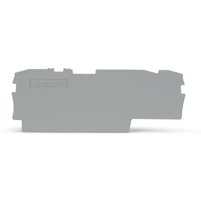 WAGO TOPJOB S Series End and Intermediate Plate for Use with DIN Rail Terminal Block, ATEX, IECEx [2002-1791]; 278-8189