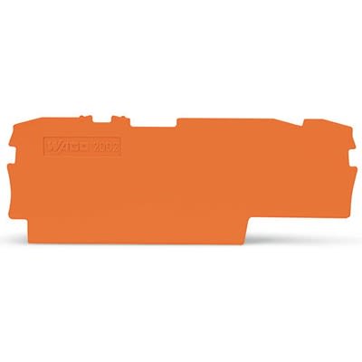 WAGO TOPJOB S Series End and Intermediate Plate for Use with DIN Rail Terminal Block, ATEX, IECEx [2002-1792]; 278-8191