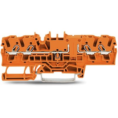 WAGO 2002-1802 TOPJOB S Series Orange, 2.5mm², 1-Level, Push In Termination, ATEX, CSA, IECEx [2002-1802]; 278-8194