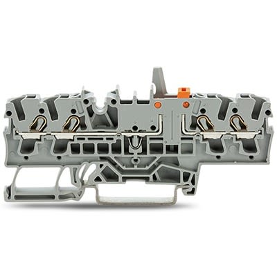 WAGO 2002-1871/401-000 TOPJOB S Series Grey, 2.5mm², 1-Level, Push In Termination, ATEX, CSA, IECEx [2002-1871/401-000]; 278-8204