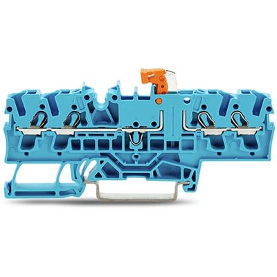WAGO 2002-1874 TOPJOB S Series Blue, 2.5mm², 1-Level, Push In Termination, ATEX, CSA, IECEx [2002-1874]; 278-8208