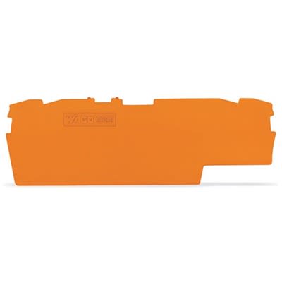 WAGO TOPJOB S Series End and Intermediate Plate for Use with DIN Rail Terminal Block, ATEX, IECEx [2002-1892]; 278-8211