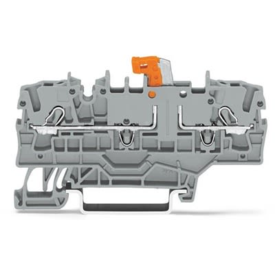 WAGO 2002-1971 TOPJOB S Series Grey, 2.5mm², 1-Level, Push In Termination, ATEX, CSA, IECEx [2002-1971]; 278-8221