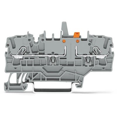 WAGO 2002-1971/401-000 TOPJOB S Series Grey, 2.5mm², 1-Level, Push In Termination, ATEX, CSA, IECEx [2002-1971/401-000]; 278-8223