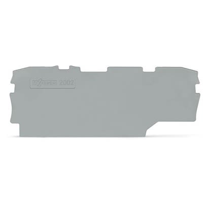 WAGO TOPJOB S Series End and Intermediate Plate for Use with DIN Rail Terminal Block, ATEX, IECEx [2002-1991]; 278-8233