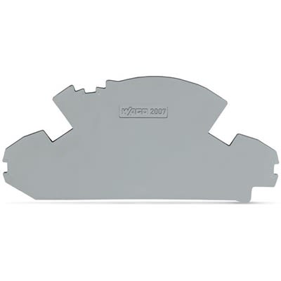 WAGO TOPJOB S Series End Plate for Use with DIN Rail Terminal Block [2007-8891]; 278-8319