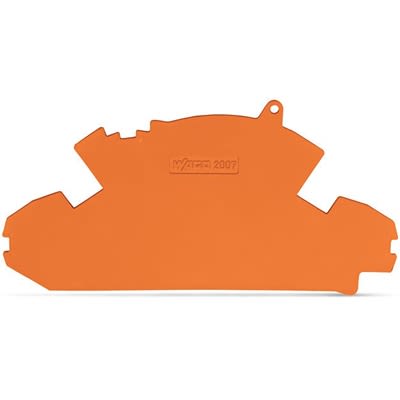 WAGO TOPJOB S Series End Plate for Use with DIN Rail Terminal Block [2007-8894]; 278-8321