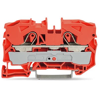 WAGO 2010-1202 TOPJOB S Series Orange, 10mm², 1-Level, Push In Termination, ATEX, CSA, IECEx [2010-1202]; 278-8327