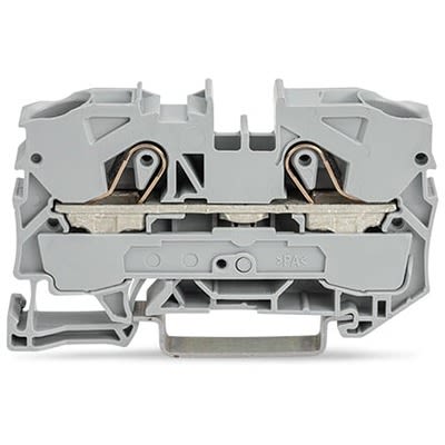 WAGO 2010-1205 TOPJOB S Series Black, 10mm², 1-Level, Push In Termination, ATEX, CSA, IECEx [2010-1205]; 278-8328