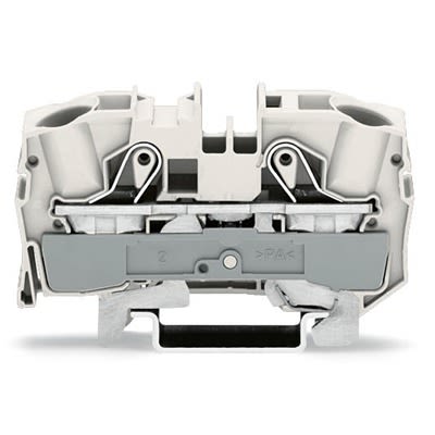 WAGO 2016-1208 TOPJOB S Series White, 16mm², 1-Level, Push In Termination, CSA [2016-1208]; 278-8346