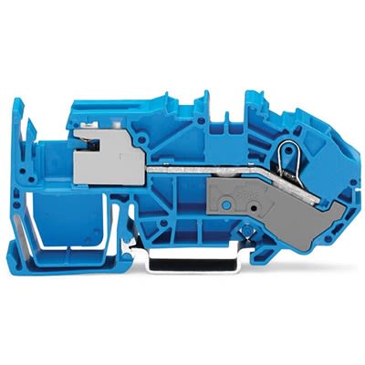WAGO 2016-7711 TOPJOB S Series Grey, 16mm², 1-Level, Push In Termination [2016-7711]; 278-8361