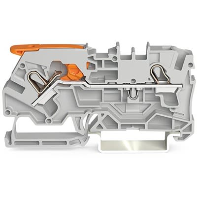 WAGO 2104-1201 TOPJOB S Series Grey, 4mm², 1-Level, Push In Termination, ATEX, CSA, IECEx [2104-1201]; 278-8363