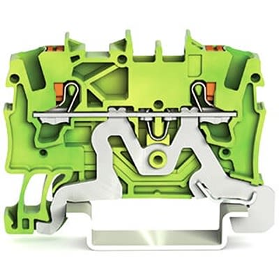 WAGO 2201-1207 TOPJOB S Series Green, Yellow, 1.5mm², 1-Level, Push In Termination, ATEX, CSA, IECEx [2201-1207]; 278-8407