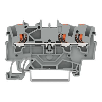 WAGO 2201-1302 TOPJOB S Series Orange, 1.5mm², 1-Level, Push In Termination, ATEX, CSA, IECEx [2201-1302]; 278-8408