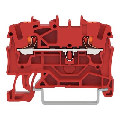 WAGO 2202-1203 TOPJOB S Series Red, 2.5mm², 1-Level, Push In Termination, ATEX, CSA, IECEx [2202-1203]; 278-8413