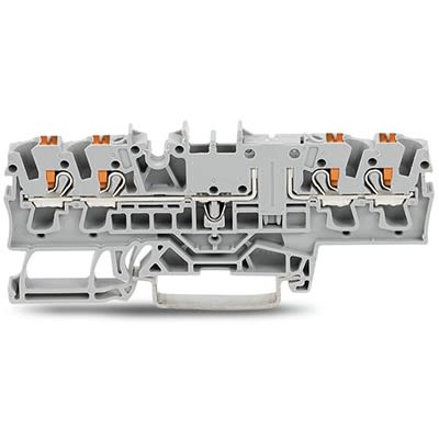 WAGO 2202-1802 TOPJOB S Series Orange, 2.5mm², 1-Level, Push In Termination, ATEX, CSA, IECEx [2202-1802]; 278-8439