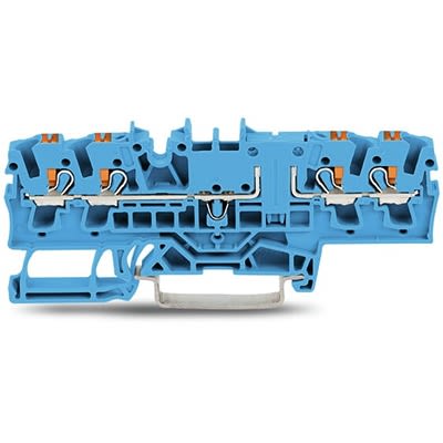 WAGO 2202-1804 TOPJOB S Series Blue, 2.5mm², 1-Level, Push In Termination, ATEX, CSA, IECEx [2202-1804]; 278-8441