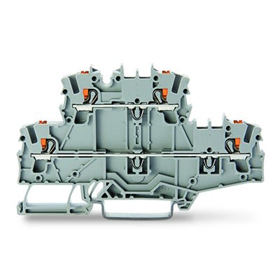 WAGO 2202-2701 TOPJOB S Series Grey, 2.5mm², 2-Level, Push In Termination, ATEX, CSA, IECEx [2202-2701]; 278-8447