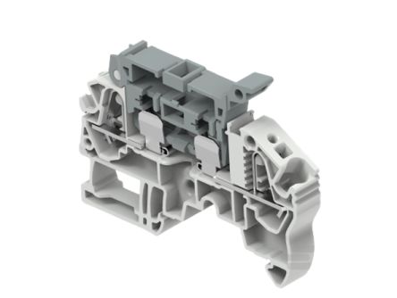 Entrelec 1SNK708410R0000 1SNK7084 Series Grey, 0.5 – 6mm², 1-Level, Spring Termination, Fused [1SNK708410R0000]; 278-8508