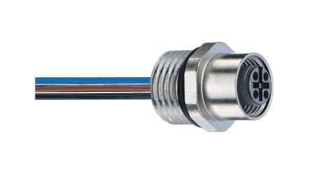 Lumberg Automation Straight Female 4 way M12 to Sensor Actuator Cable, 500mm [26129]; 278-8535