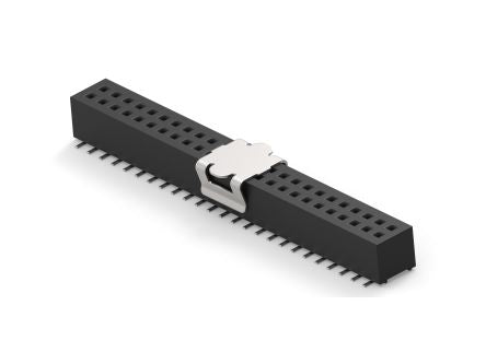 TE Connectivity 1MM-R Series Vertical Board Mount PCB Socket, 50-Contact, 2-Row, 1mm Pitch, Surface Mount Termination [1MM-R-D25-VS-00-F-TRP]; 278-8607