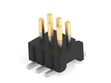 TE Connectivity 5-2331928 Series Vertical Board PCB Header, 10 Contact(s), 1 mm Pitch, 2 Row(s), Unshrouded [5-2331928-3]; 278-8614