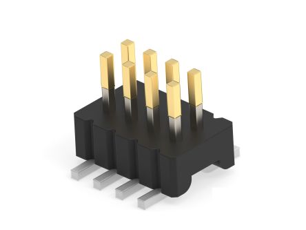 TE Connectivity 5-2331928 Series Vertical Board PCB Header, 10 Contact(s), 1 mm Pitch, 2 Row(s), Unshrouded [5-2331928-4]; 278-8615