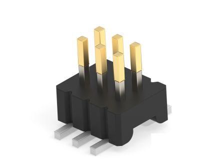 TE Connectivity 5-2331929 Series Vertical Board PCB Header, 10 Contact(s), 1 mm Pitch, 2 Row(s), Unshrouded [5-2331929-3]; 278-8619