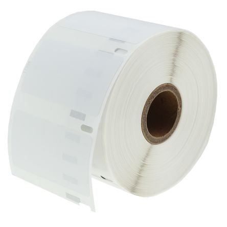 RS PRO White Black Print Label Roll, 32mm Width, 57mm Height, 1000Per Roll Qty [0]; 279-0896
