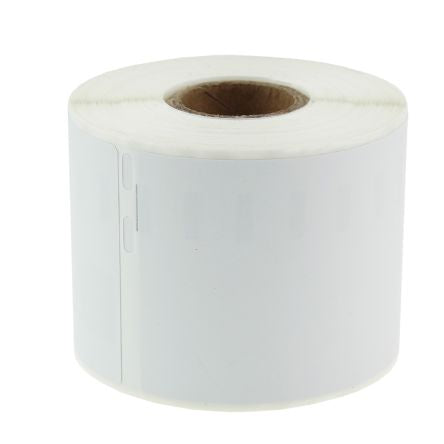 RS PRO White Black Print Label Roll, 54mm Width, 101mm Height, 220Per Roll Qty [0]; 279-0899