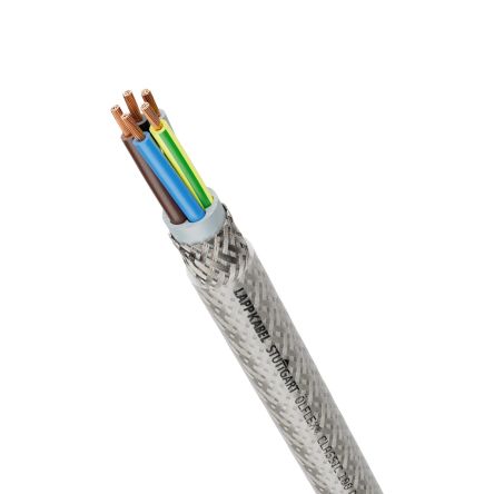 Lapp OLFLEX CLASSIC 100 Control Cable, 4 Cores, 1.5 mm² , CY, Screened, 50m, Transparent PVC Sheath, 16 AWG [00354593]; 279-0951