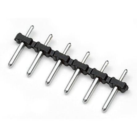 WAGO 806 Series Straight PCB PCB Header, 6 Contact(s), 5 mm Pitch, 1 Row(s), Shrouded [806-906]; 279-1646
