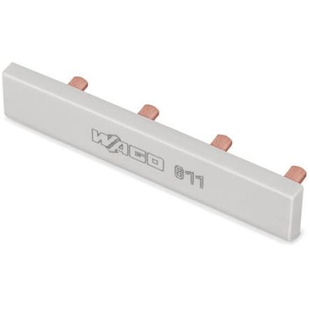 WAGO 811 Series Jumper for Use with Terminal Block, 63A [811-476]; 279-1668