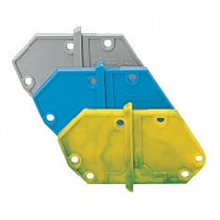 WAGO 826 Series End Plate for Use with Terminal Block [826-158/000-006]; 279-1706