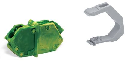 WAGO 826 Series Terminal Block, 1-Way, 32A, 28 → 12 AWG Wire, Cage Clamp Termination [826-161/000-016]; 279-1718