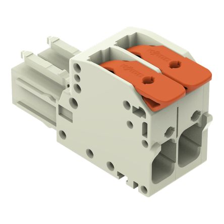 WAGO 831 Series Female Connector for Use with Male Connector, 41A, CSA [831-1102]; 279-1730