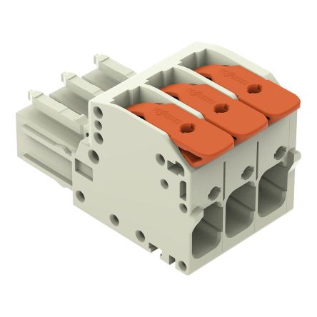 WAGO 831 Series Female Connector for Use with Male Connector, 41A, CSA [831-1103]; 279-1731