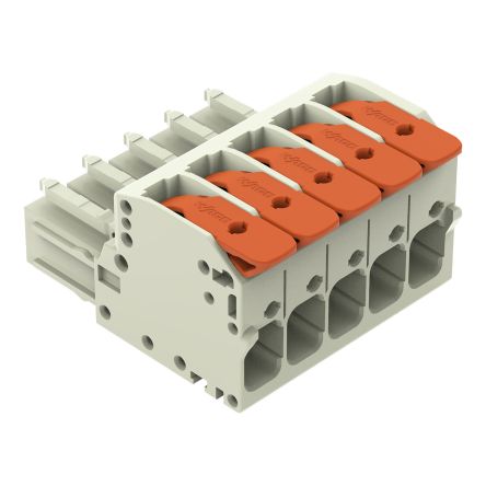 WAGO 831 Series Female Connector for Use with Male Connector, 41A, CSA [831-1105]; 279-1733
