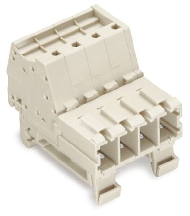 WAGO 831 Series Male Connector for Use with Female Connector, 41A, CSA [831-3202/007-000]; 279-1759