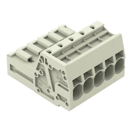 WAGO 831 Series Male Connector for Use with Female Connector, 41A, CSA [831-3205]; 279-1765