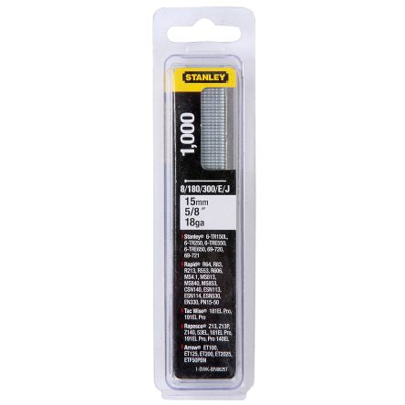 Stanley Nails; 15mm x [1-SWK-BN0625T]; 279-2219